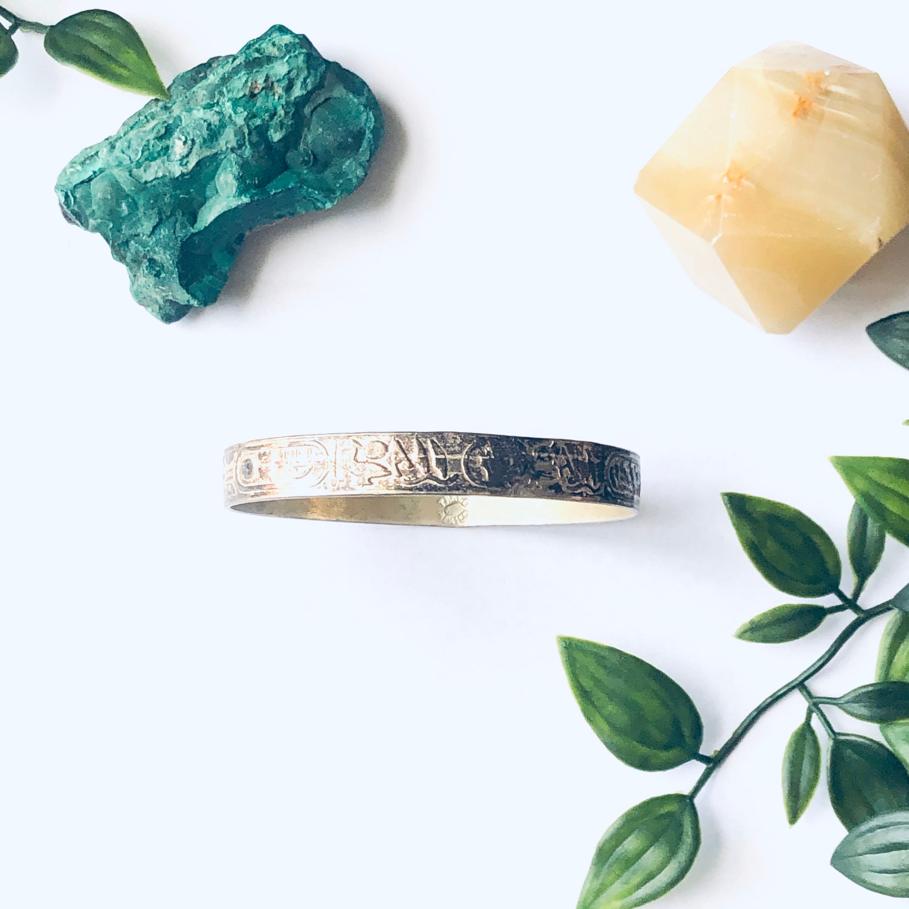 Vintage Silver Bangle Bracelet, Vintage Stacking Bracelet, Stackable Bangle, Stamped Bangle, Vintage Taxco Bracelet, Taxco Jewelry