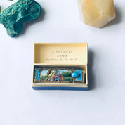 G Tutunzi Roma Vanity Lipstick Case with Mirror, Enamel Lipstick Holder, Etched Lipstick Tube, Reusable Lipstick Holder with Box
