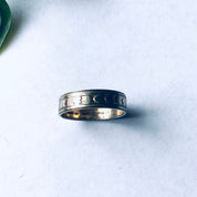 Vintage Heart Band Ring, Gold Filled Heart Ring, Stackable Ring, Stacking Ring, Vintage Jewelry, Thing Band Ring
