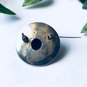 Vintage Hat Brooch, Sombrero Brooch, Vintage Silver Hat Brooch, Mexican Sombrero Brooch, Vintage Silver Pin