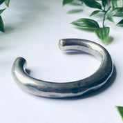 Vintage Silver Cuff Bracelet, Hollow Silver Bracelet, Hollow Cuff, Large Cuff Bracelet, Unique Silver Jewelry, 925 Cuff