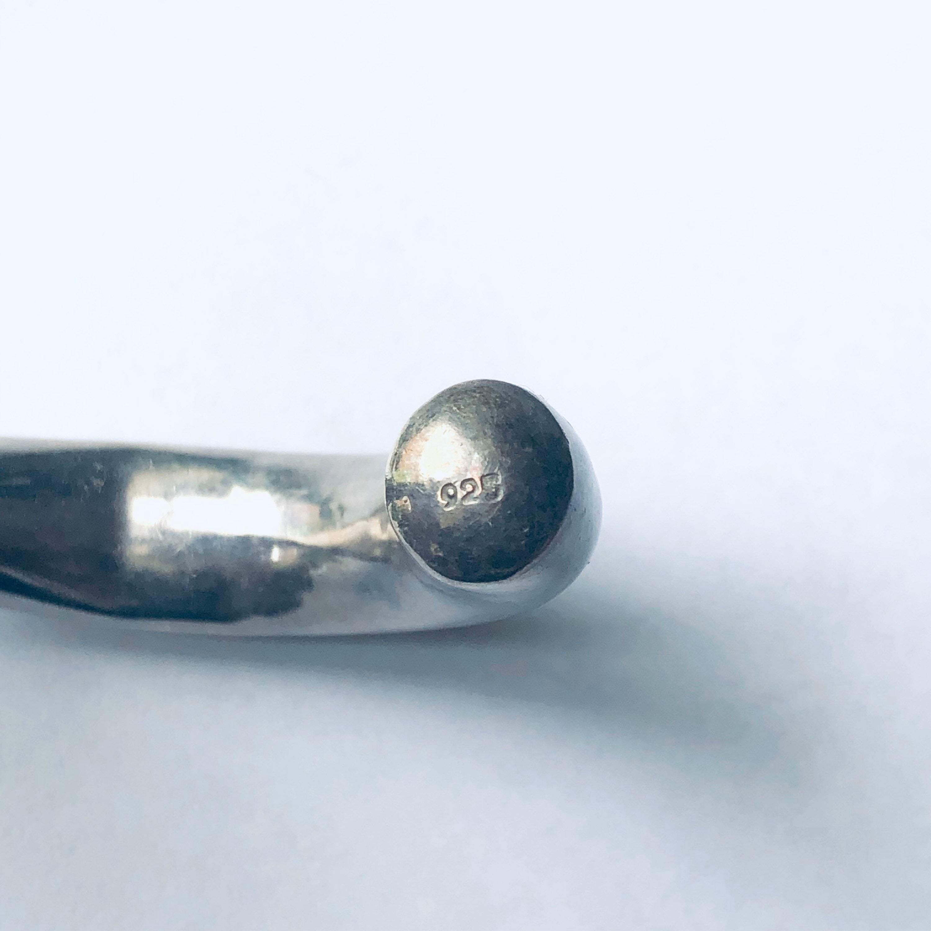 Vintage Silver Cuff Bracelet, Hollow Silver Bracelet, Hollow Cuff, Large Cuff Bracelet, Unique Silver Jewelry, 925 Cuff