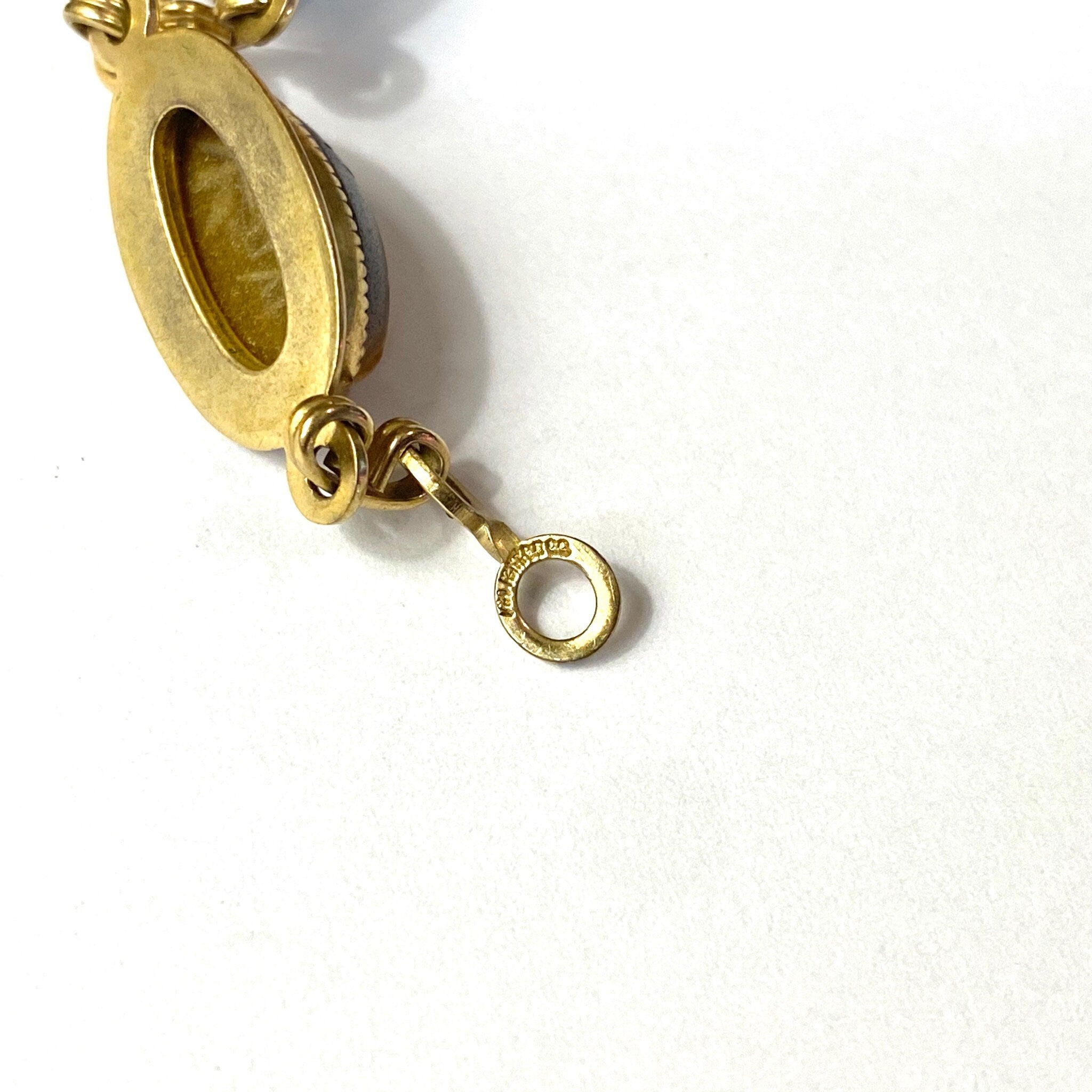 Vintage Gold Filled Egyptian Scarab Bracelet, Scarab Stone Bracelet, Gold Toned Egyptian Style Scarab Bracelet