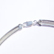 Vintage Italian Sterling Silver Hammered Choker, Hand Hammered Sterling Collar, 925 Italy Milor Silver Choker, Minimalist Silver Jewelry