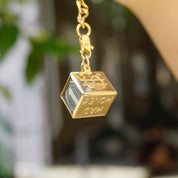 Vintage 14K Gold Mad Money Charm, Fun Mad Money Gold Charm with Real Dollar Bill, 14k Gold Mad Money and Hammer Charm/Pendant, Gold Charm