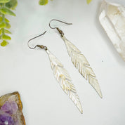 Vintage Silver Plated Choker Necklace With Feather Tassels and Matching Earrings, Silver Choker and Earrings Set With Feather Details