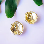 Vintage William and Shellie Sterling Silver Amethyst Earrings, Abstract Designer Earrings With Small Amethyst Gemstones, Modernist Earrings