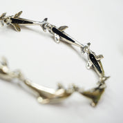 Vintage Sterling Silver KABANA Dolphin Bracelet, Made in New Mexico Silver Bracelet, KBN Sterling Dolphin Bracelet, Ocean Lover Jewelry
