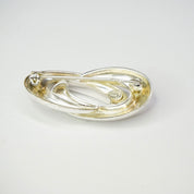 Vintage Sterling Silver Christian Dior Brooch, 1960's CHR DIOR Silver Infinity Pin, S925 Made In Germany Abstract Brooch, Sterling Scarf Pin