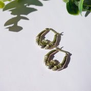 Vintage Sterling Silver Claddagh Earrings, Classic Silver Irish Symbol Hoop Earrings, Love Loyalty and Friendship Earrings, 925 Jewelry