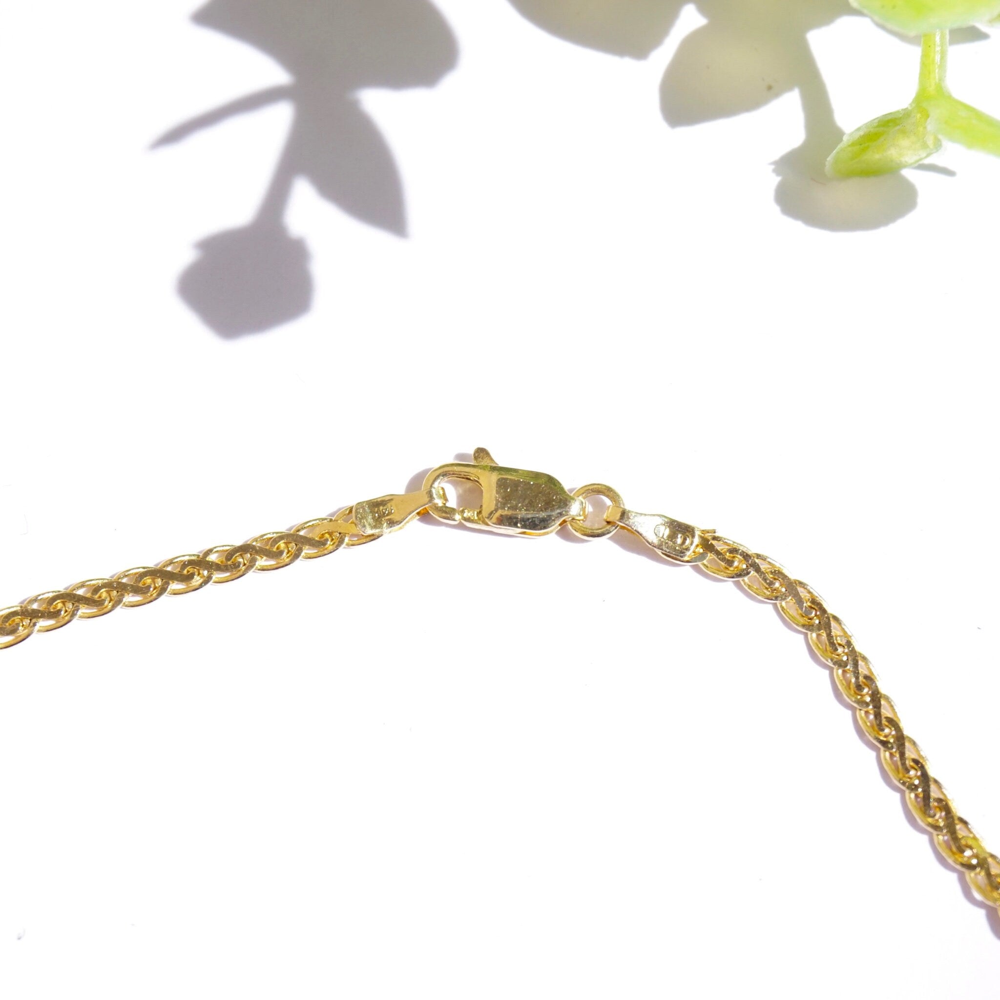 Vintage 14k Gold Sapphire and Diamond Choker Necklace, Elegant Gold Necklace With Diamonds and Sapphire Stones, BJ Gold Choker Necklace