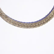 Vintage Sterling Silver Gold Nugget Curb Chain Bracelet, Gold Toned Silver Bracelet, Gold Nugget Chain Bracelet, 925 Jewelry
