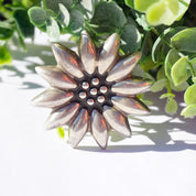 Vintage Sterling Silver Flower Pendant/Brooch, Beautiful Silver Flower Pendant, Embossed Sterling Silver Flower Brooch, MWS 925 Mexico