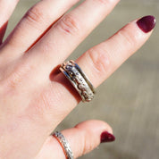 Vintage Sterling Silver Spinner Ring, Large Silver Meditation Ring With Swirl Pattern, Thick Sterling Silver Prayer Ring, 925 Jewelry