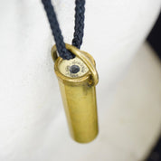 Vintage Apres La Pluie Kaleidoscope Pendant Made In France, Brass Kaleidoscope With Black Rope Necklace, Unique Kaleidoscope Jewelry