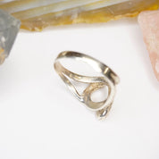 Vintage Sterling Silver Cobra Ring, Large Silver Snake Ring, Silver Cut Out Ring With Two Snake Heads, Silver Thumb Ring, 925 Jewelry
