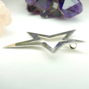 Vintage Sterling Silver Star Pendant, Large Silver Cut Out Star Pendant, Taxco 925 Star Pendant, Made In Mexico
