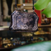 Vintage German Sterling Silver Coin Purse, Art Nouveau Silver Dance Purse, Small Sterling Silver Purse With Embossed Floral Details, 925