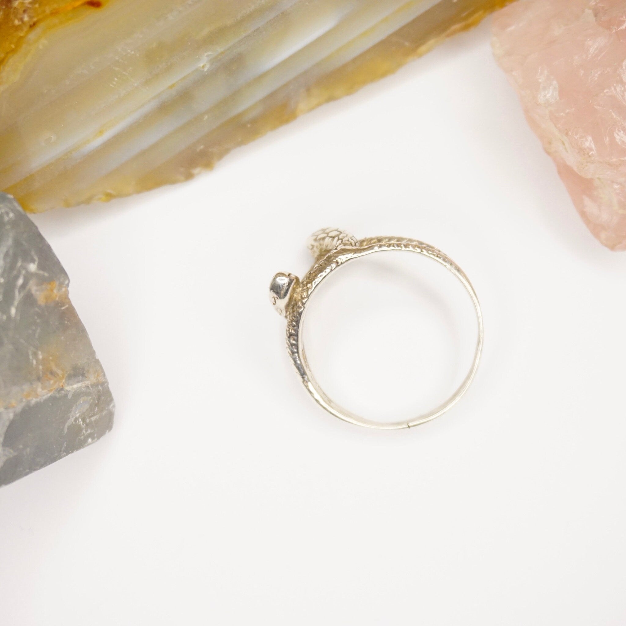 Vintage Sterling Silver Cobra Ring, Large Silver Snake Ring, Silver Cut Out Ring With Two Snake Heads, Silver Thumb Ring, 925 Jewelry