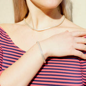 Vintage Sterling Silver Necklace And Bracelet, Hollow Mesh Chain Jewelry, Matching Silver Bracelet And Necklace Made In Italy, 925 Jewelry