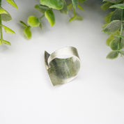 Vintage Kathy Lynn Mayeda Sterling Silver Wrap Ring, Rare Designer Silver Ring, Modernist Sterling Silver Fan Ring, 925 KLM Jewelry