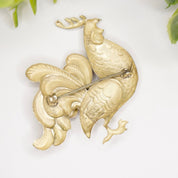 Vintage Sterling Lang Rooster Brooch, 1940's Ornate Silver Rooster Pin, Detailed Sterling Silver Rooster Brooch, Lang Sterling, 925 Jewelry