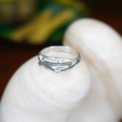 Vintage Otto Sterling Silver Dolphin Ring, Silver Cut Out Ring With Dolphin Figure, Minimalist Sterling Silver Animal Ring, 925, Size 10 US