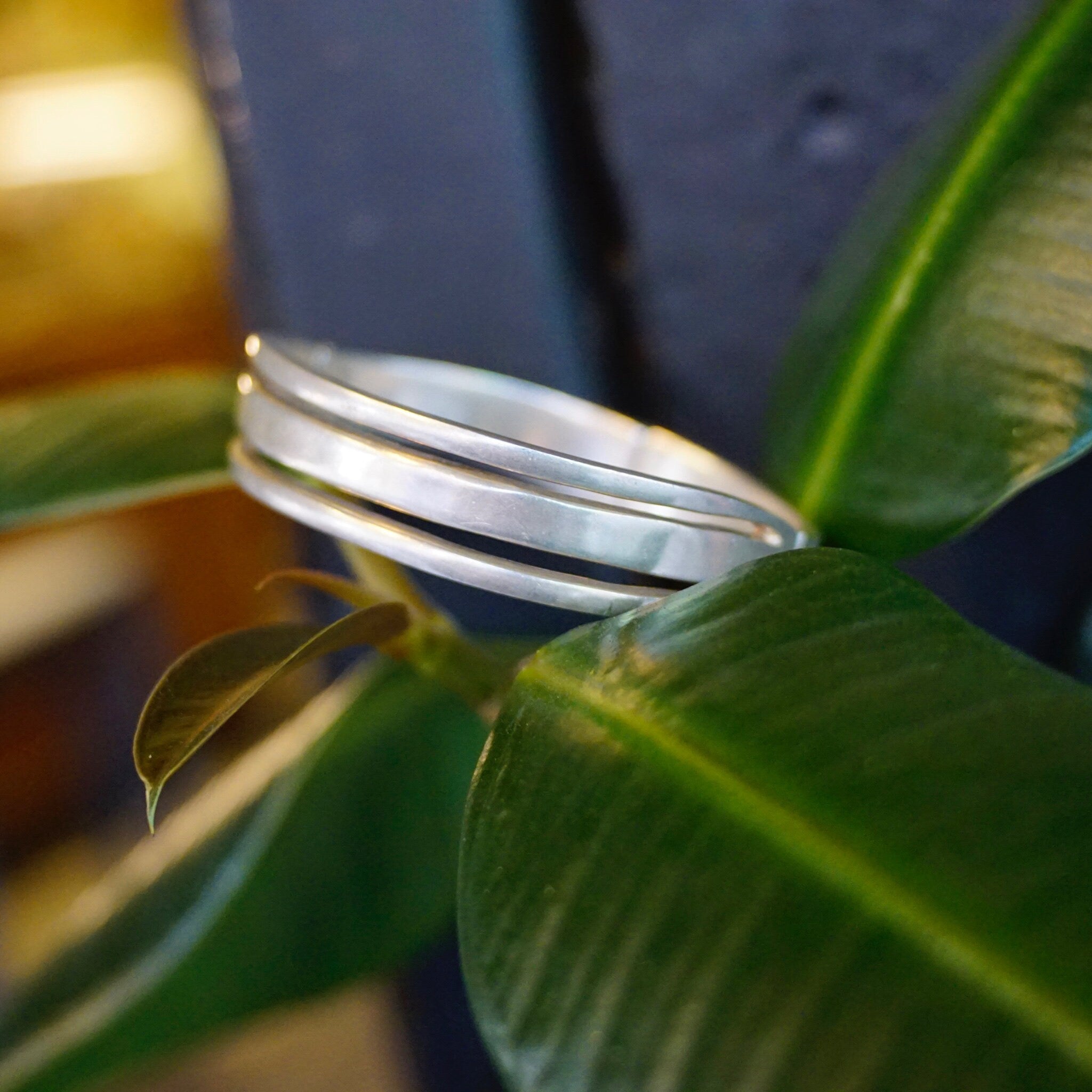 Vintage Sterling Silver Cut Out Bracelet, TAXCO Solid Silver Hinged Bangle, Modernist Bracelet With Cut Out Design, Mexico 925, 6 1/2" L