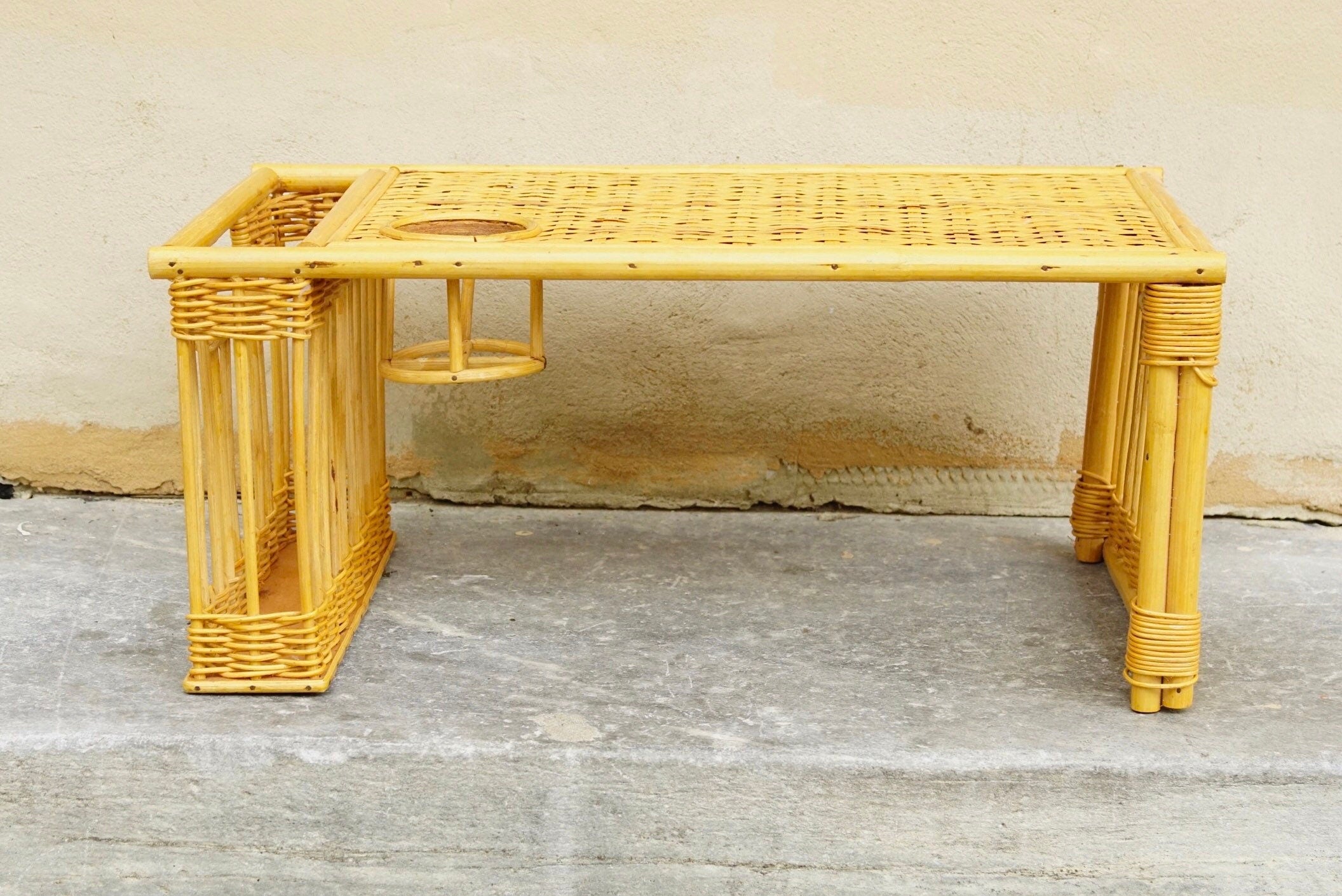 Functional Breakfast In Bed Lap Tray, Boho Chic