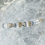 Vintage Italian Enamel Silver Buckle Bracelet, 1960's Gucci Style/Replication Red & Blue Enamel Link Bracelet, Modernist Jewelry, Adjustable