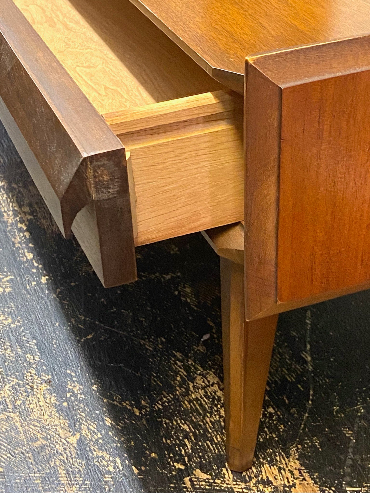Vintage Mid Century Modern LANE First Edition Walnut & Pecan Coffee Table / End Table Set, In Amazing Condition, Style No. 1062 01