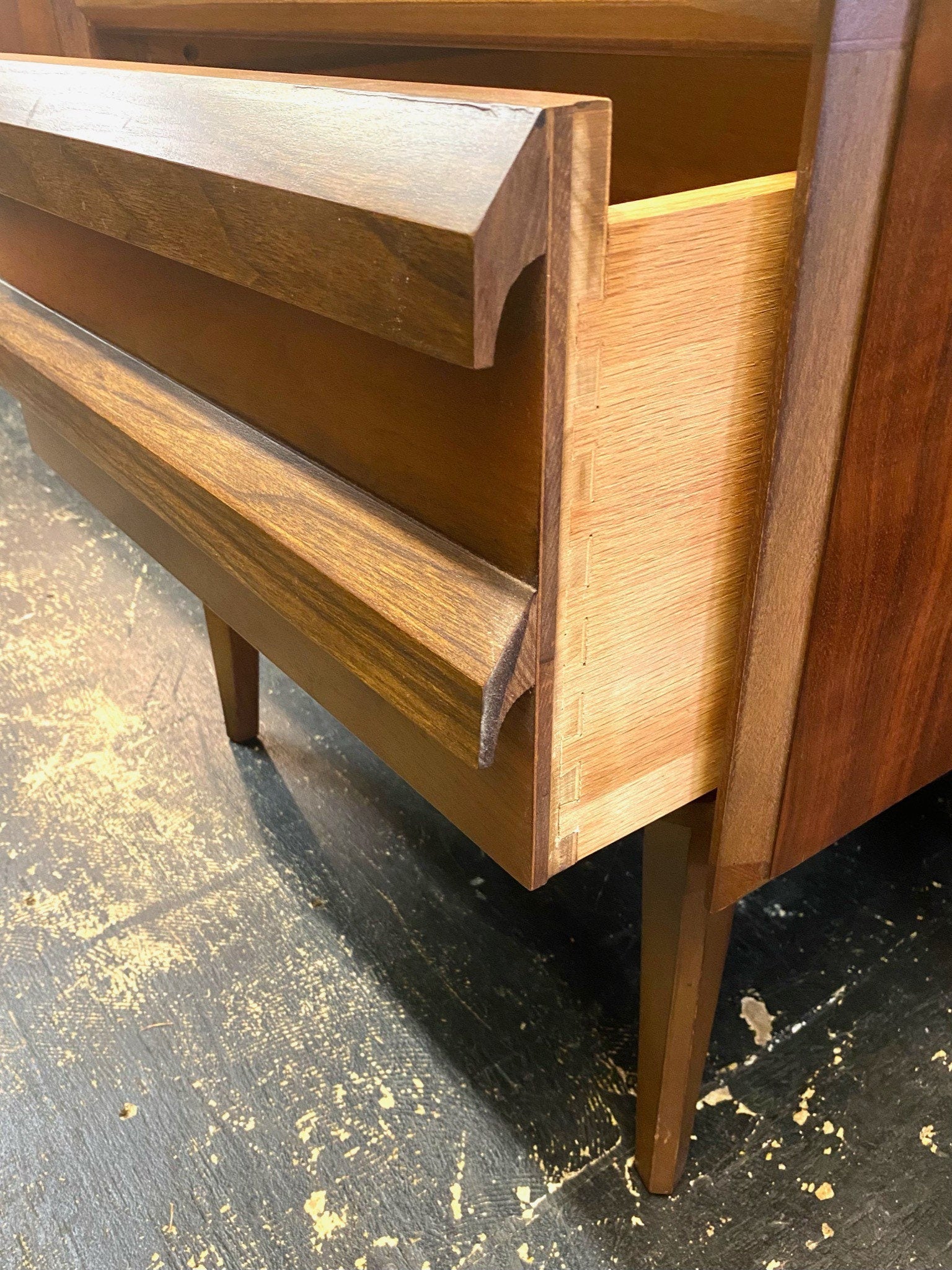 Vintage Mid Century Modern LANE First Edition Walnut & Pecan Coffee Table / End Table Set, In Amazing Condition, Style No. 1062 01