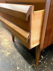 Vintage Mid Century Modern LANE First Edition Walnut & Pecan Coffee Table / End Table Set, In Amazing Condition, Style No. 1062 01