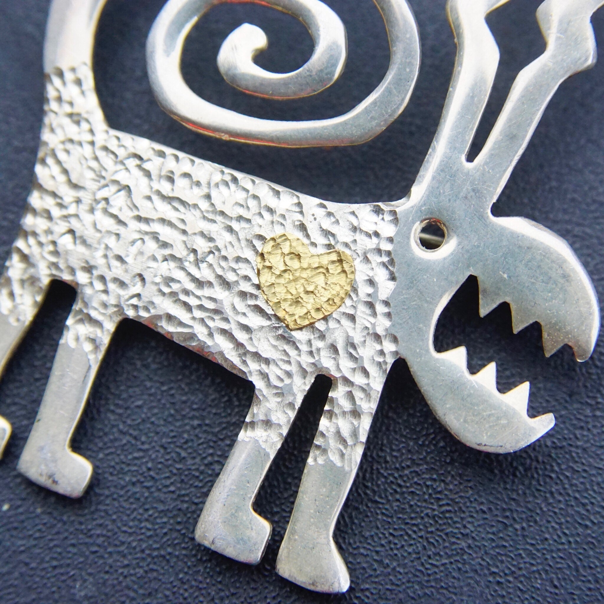 Abstract Animal Pin