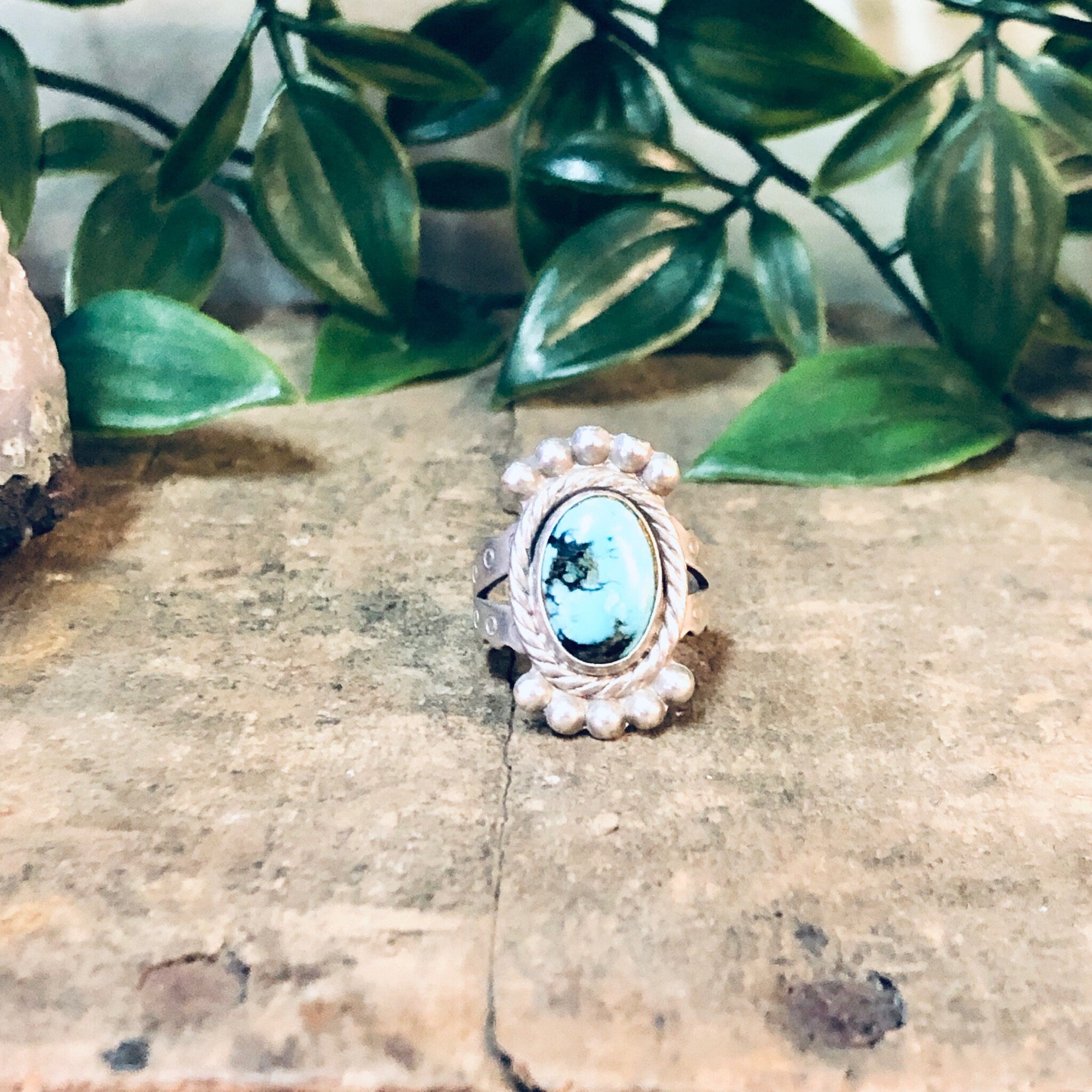 Vintage Ring, Silver Ring, Turquoise Jewelry, Unique Jewelry, Blue Jewelry, Blue and Silver, Statement Jewelry, Vintage Jewelry, 925 Ring