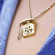 Vintage 14K Yellow Gold Rotary Phone Pendant, 3D Moveable Telephone Charm, Detachable Phone W/ Cord, Old School Phone Charm/Pendant, 585