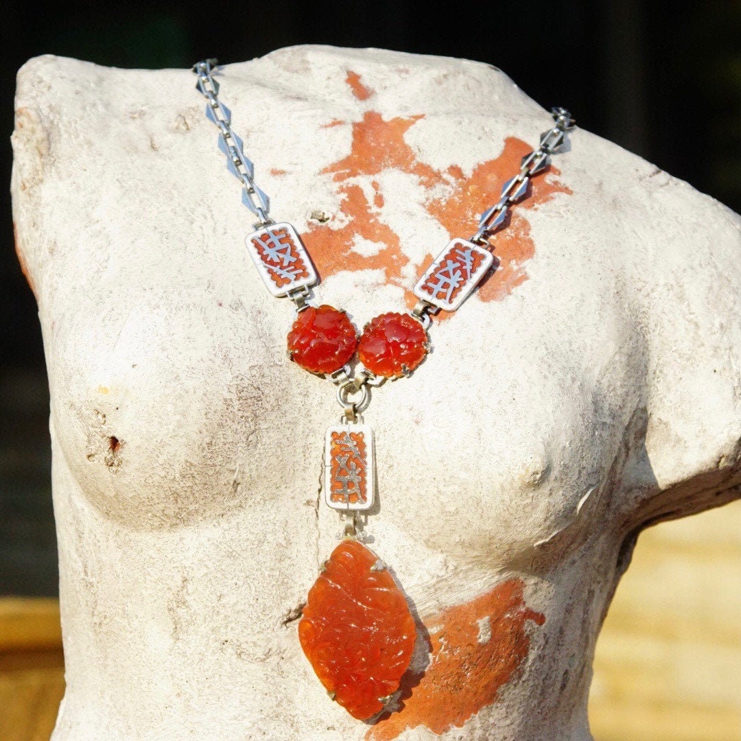 Y-Necklace, 17" L