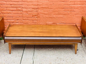 Vintage Mid Century Modern LANE First Edition Walnut & Pecan Coffee Table / End Table Set, In Amazing Condition, Style No. 1062 01