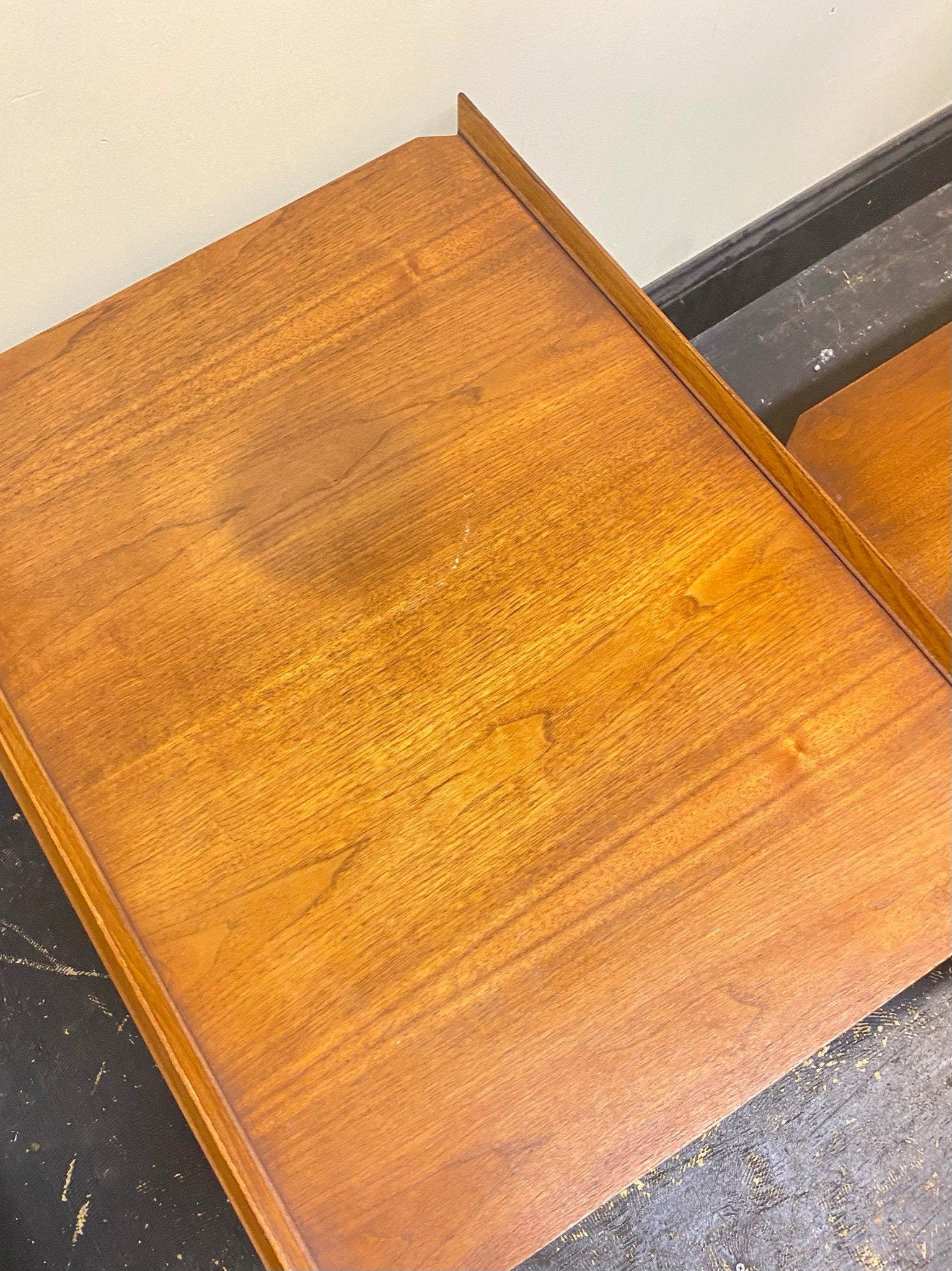 Vintage Mid Century Modern LANE First Edition Walnut & Pecan Coffee Table / End Table Set, In Amazing Condition, Style No. 1062 01