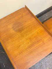 Vintage Mid Century Modern LANE First Edition Walnut & Pecan Coffee Table / End Table Set, In Amazing Condition, Style No. 1062 01