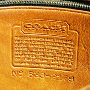 Vintage 1970's Authentic Coach Leatherwear Messenger Bag No. 633-2179, Chocolate Brown Leather Courier Bag, Front Flap, Adjustable Strap