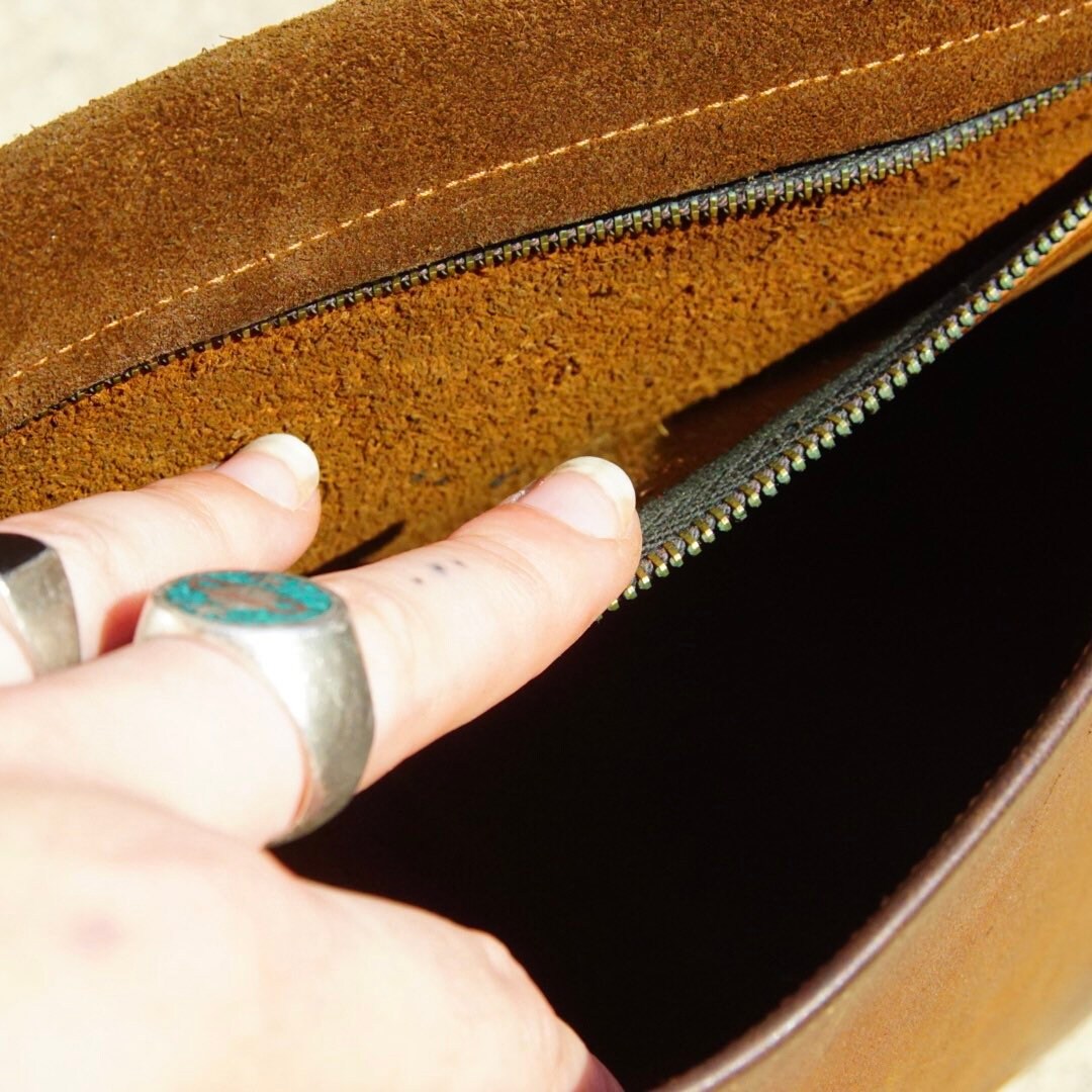 Vintage 1970's Authentic Coach Leatherwear Messenger Bag No. 633-2179, Chocolate Brown Leather Courier Bag, Front Flap, Adjustable Strap