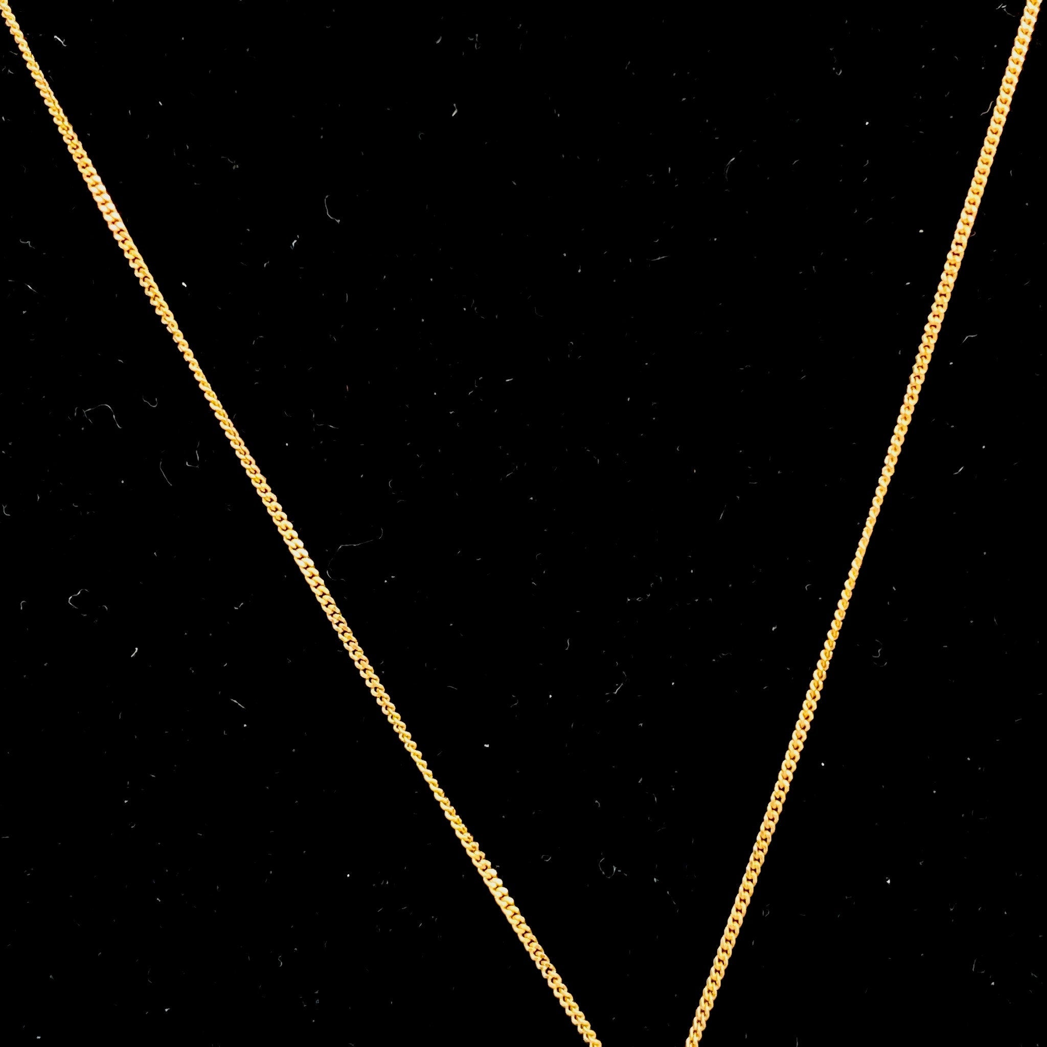 Vintage Italian 14K & 18K Gold Pendant Necklace, 14K Yellow Gold Cable Chain 1mm, 18K Yellow Gold Figure Pendant, Tribal/Symbolic, 17" Long