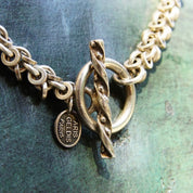 Vintage Aris Geldis Paris Crystal Cube Pendant Necklace, Modernist Statement Necklace, Funky 3D Crystal Pendant, Unique Silver Chain, 21" L