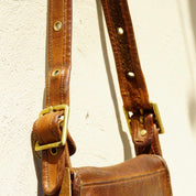 Vintage 1970's Authentic Coach Leatherwear Messenger Bag No. 633-2179, Chocolate Brown Leather Courier Bag, Front Flap, Adjustable Strap