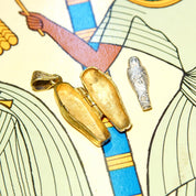 Vintage Gold Plated Sterling Silver Egyptian Sarcophagus Charm Pendant, Hinged Gold Pharaoh Coffin With Silver Mummy Inside, 36mm x 12mm