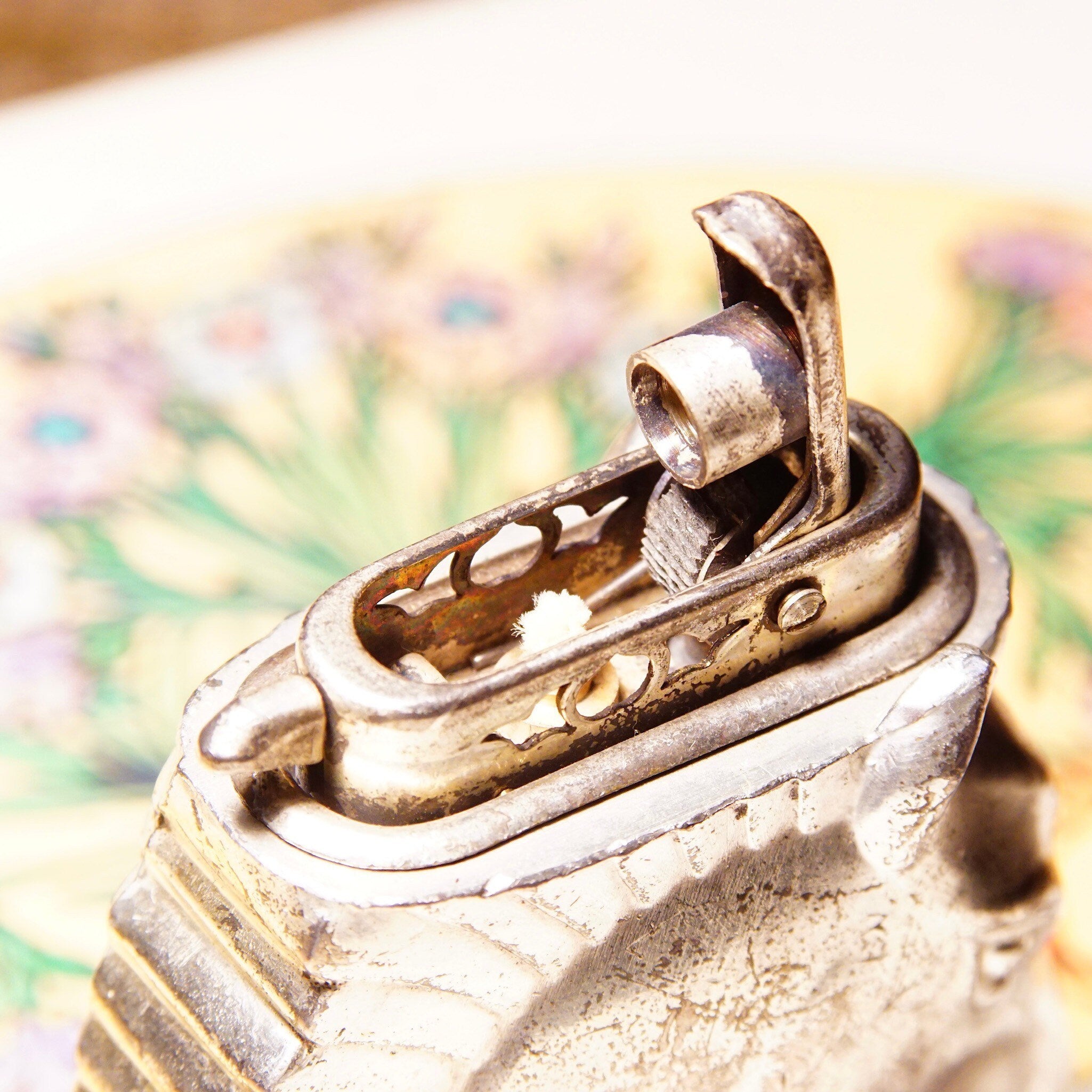 Vintage CMC New York Silver Plated Horse Head Table Lighter, Made In Occupied Japan, Collectible Butane Lighter, NOT TESTED, 2 3/4"