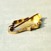 Victorian 10K Rose Gold Engraved Brooch/Pendant, Ornate Antique Gold Brooch, Art Nouveau Style, 1 1/2 L