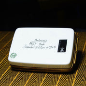 Rare Limited Edition Dubarry France Limoges Porcelain Sting Masks Trinket Box #245, Designed By Sting, Abstract Painted Face, 3 3/4 L