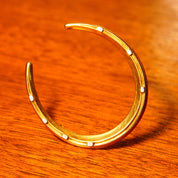 Antique 14K Gold & Platinum Horseshoe Brooch, Large Victorian Horseshoe Pin, Platinum Nail Heads, Riker Brothers, Equestrian, 1 5/8" L